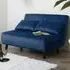 Aurora 2-Seater Sofa Bed - Blue, Velvet