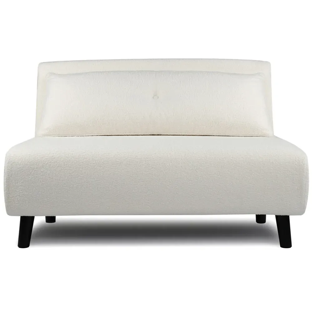 Aurora 2-Seater Sofa Bed - Cream, Boucle