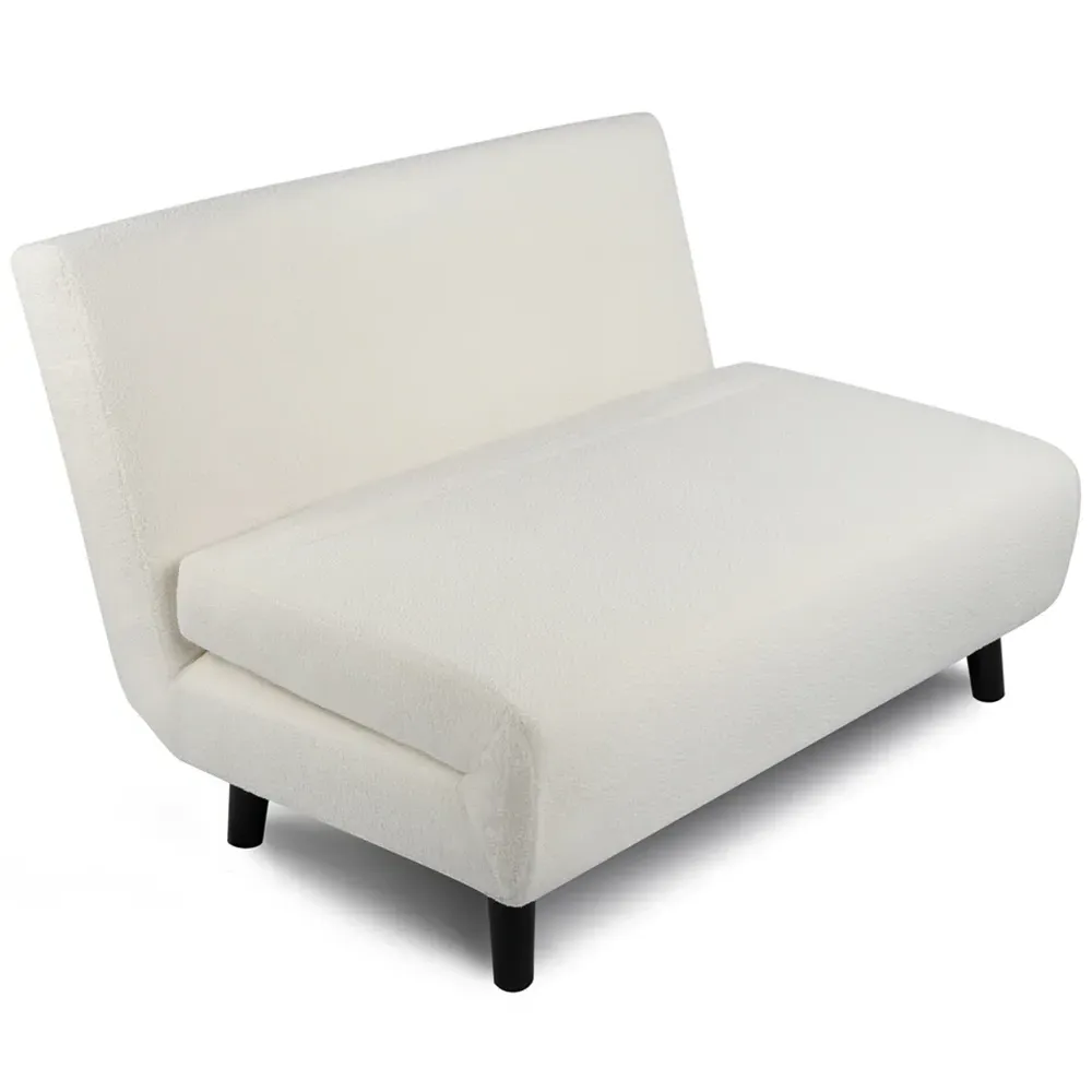 Aurora 2-Seater Sofa Bed - Cream, Boucle