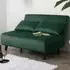 Aurora Double Sleeper Sofa Bed - Green, Velvet