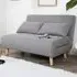 Aurora Double Sleeper Sofa Bed - Grey, Linen