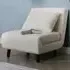 Aurora Single Seater Sofa Bed - Cream, Boucle