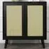 Craven 2 Door Sideboard with Cane Front - Black