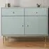Devon 2 Door 2 Drawer Storage Cabinet - Green, MDF