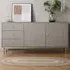 Devon 2 Door 3 Drawer Sideboard with Storage - Grey