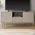 Devon 2 Door Single Drawer TV Unit - Grey