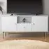 Devon 2 Door Single Drawer TV Unit - White