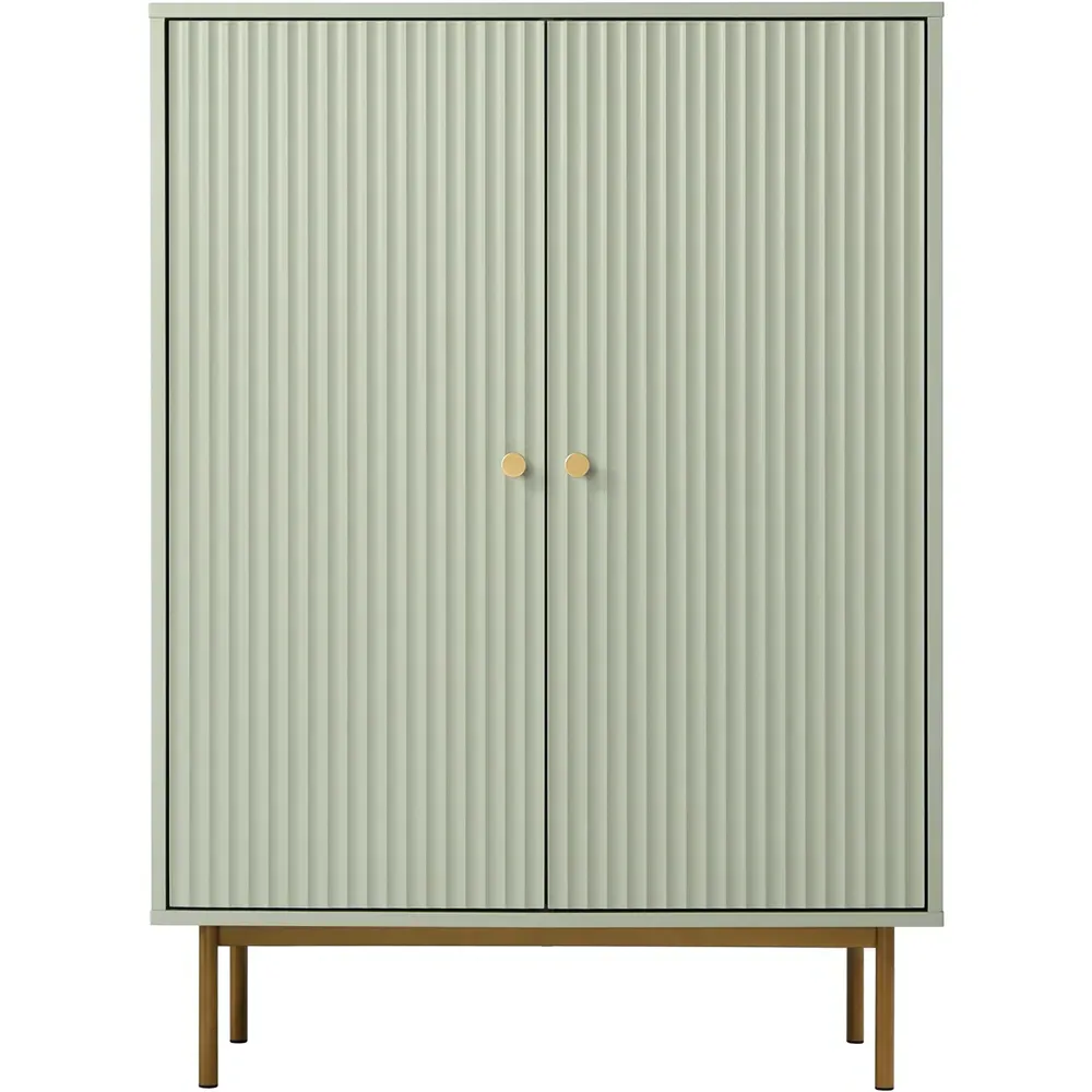 Devon 2 Door Storage Cabinet - Green