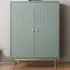 Devon 2 Door Storage Cabinet - Green