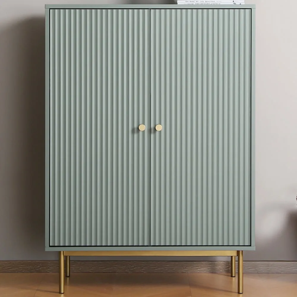 Devon 2 Door Storage Cabinet - Green