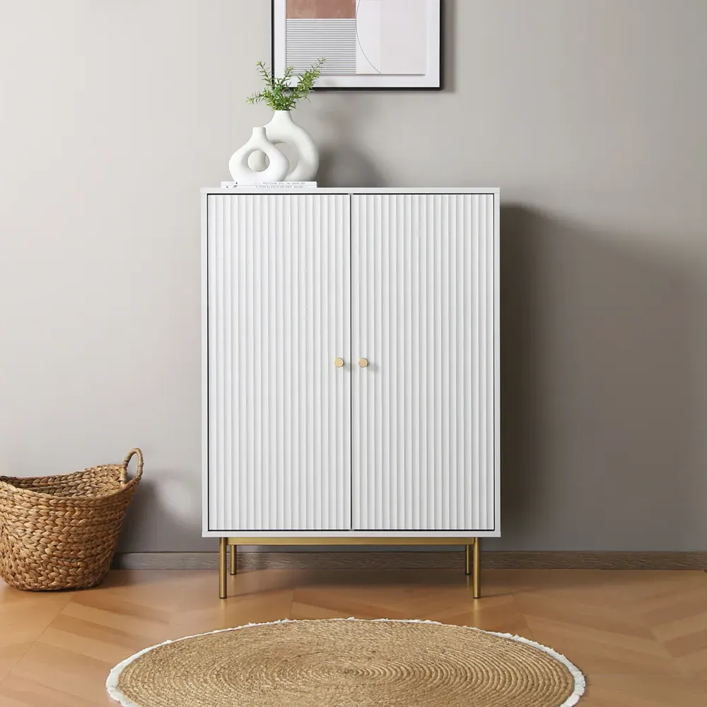 Devon 2 Door Storage Cabinet - White