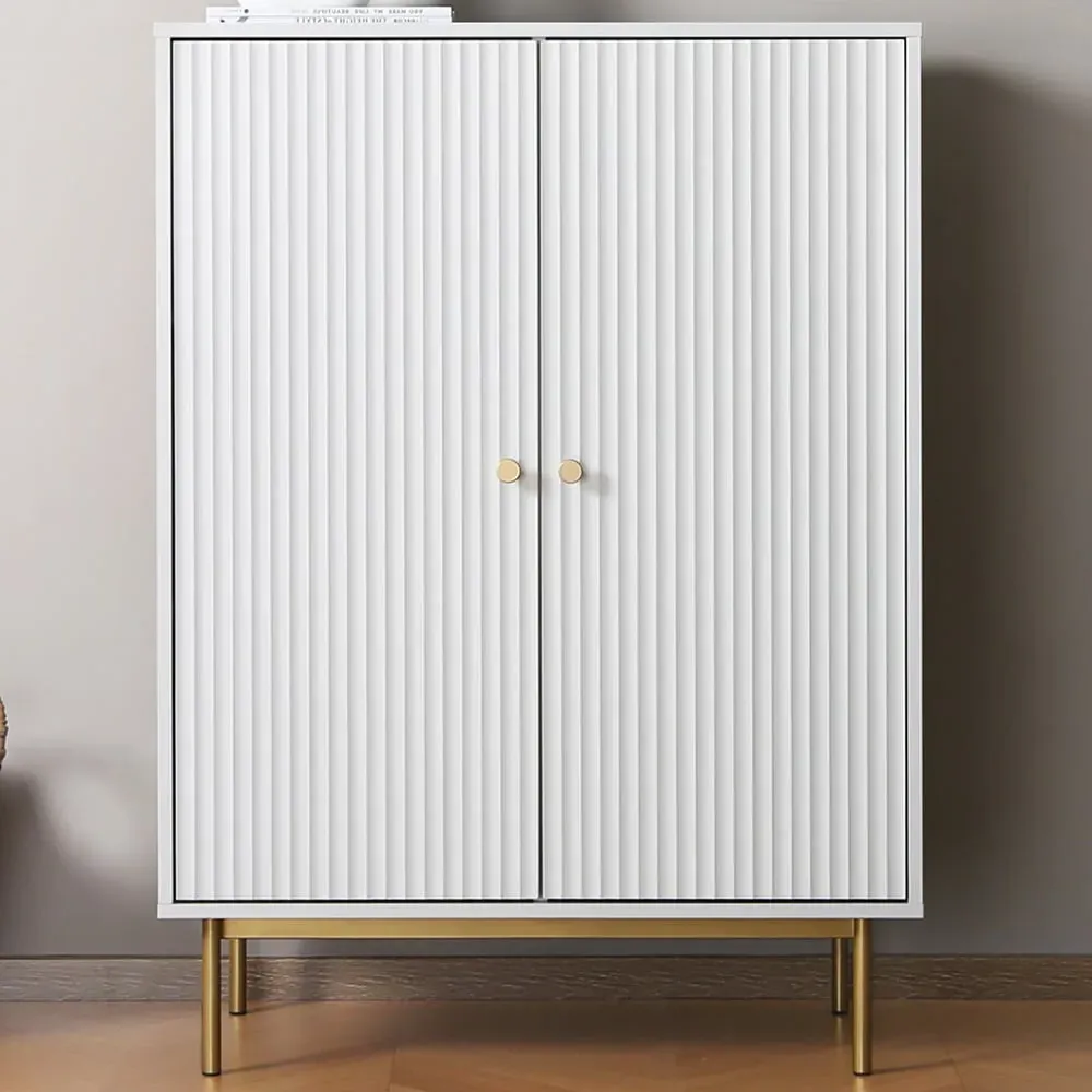 Devon 2 Door Storage Cabinet - White