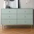 Devon 6 Drawer Chest of Drawers - Green
