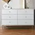 Devon 6 Drawer Chest of Drawers - White