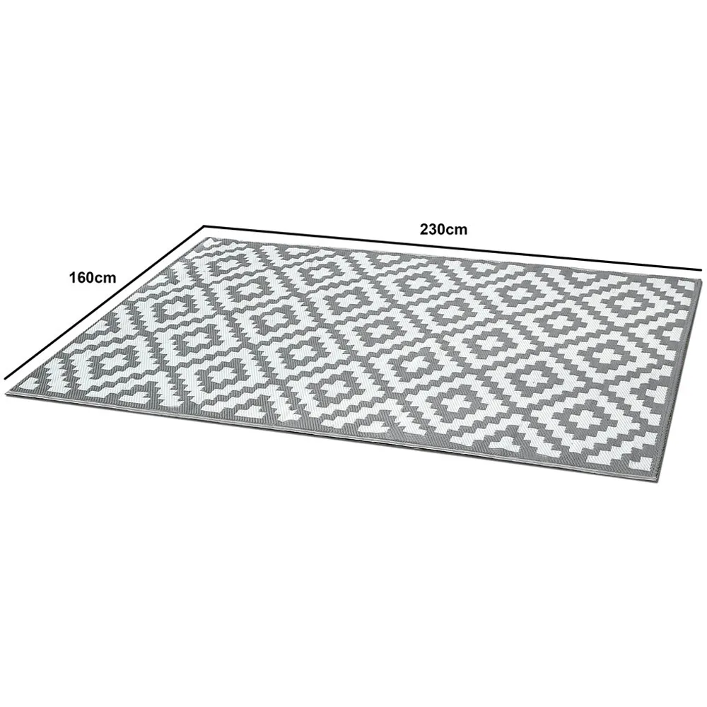 Divan Saturn Outdoor Rug 160 x 230cm - Multi, Polypropylene