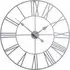 EOS Large Skeleton Wall Clock with Roman Numerals - Grey, Metal