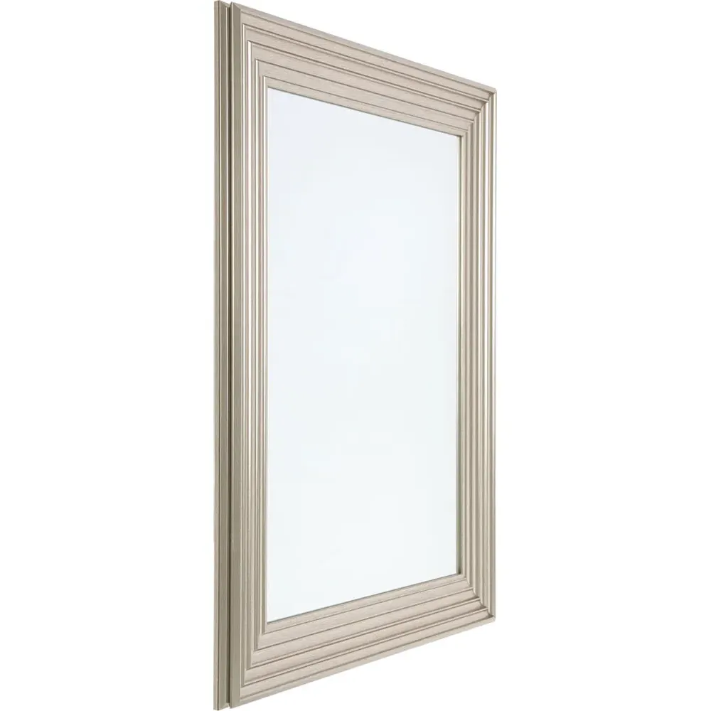Medea Rectangular Wall Mirror - Silver