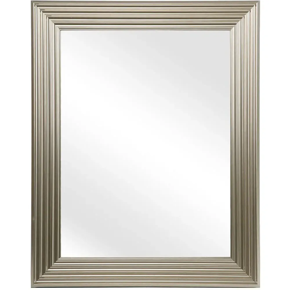 Medea Rectangular Wall Mirror - Silver image