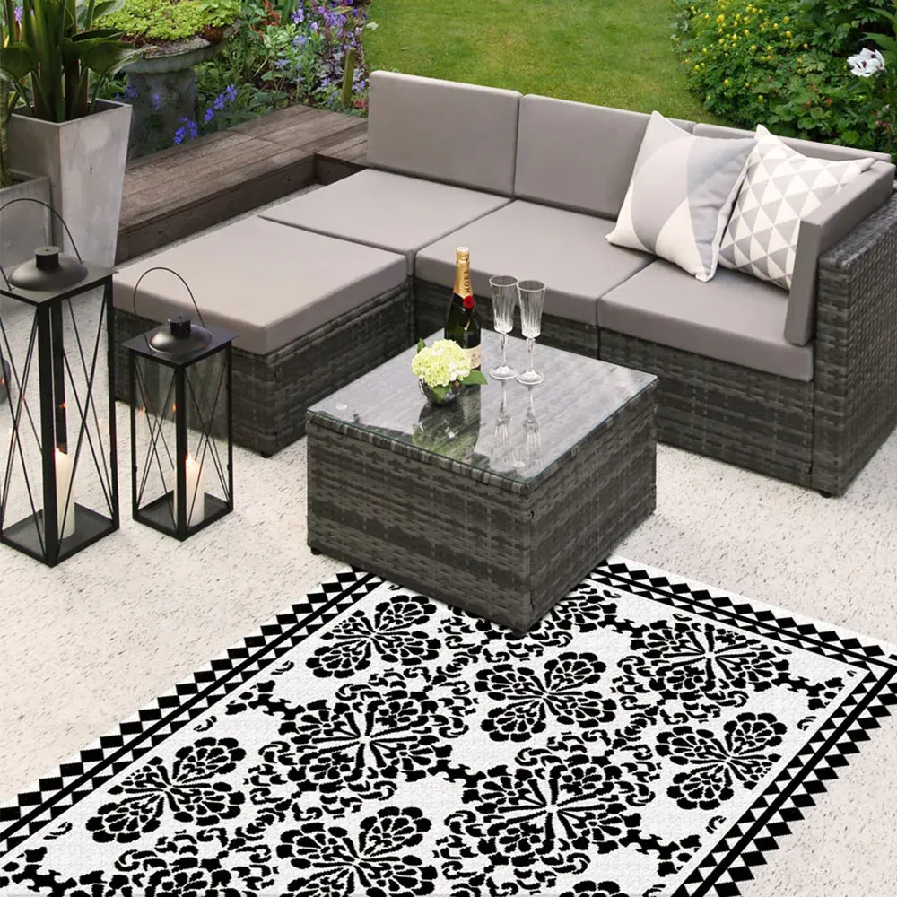 Mercury Jupiter Outdoor Rug 160 x 230cm - Multi, Polypropylene