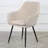 Muse Accent Chair - Beige, Boucle