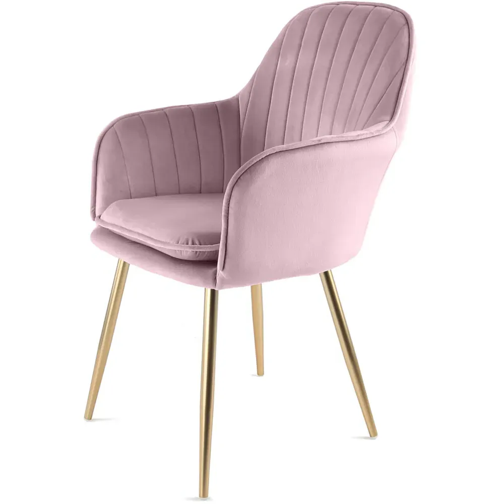 Muse Accent Chair Set of 2 - Violet, Velvet