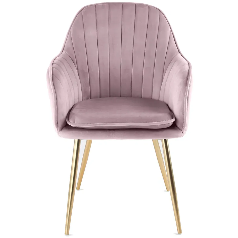 Muse Accent Chair Set of 2 - Violet, Velvet