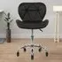 Orion Swivel Office Chair - Black, Leather