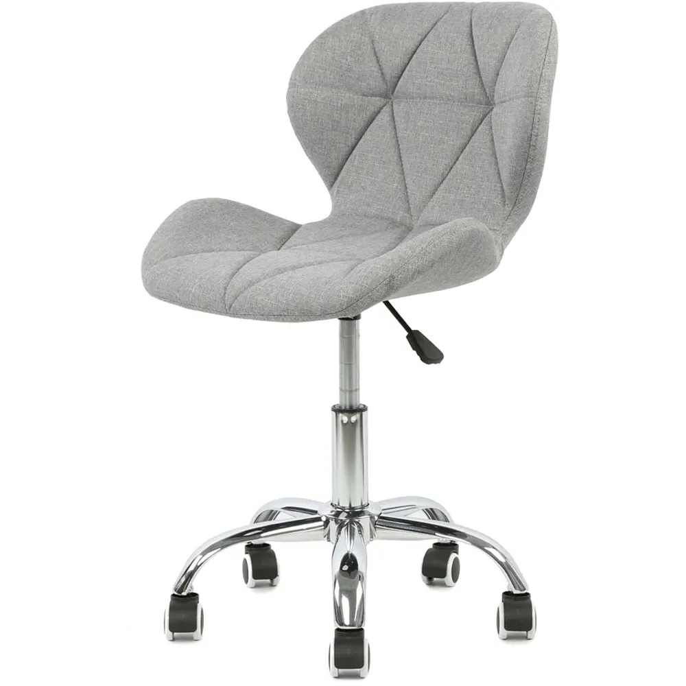 Orion Swivel Office Chair - Grey, Leather