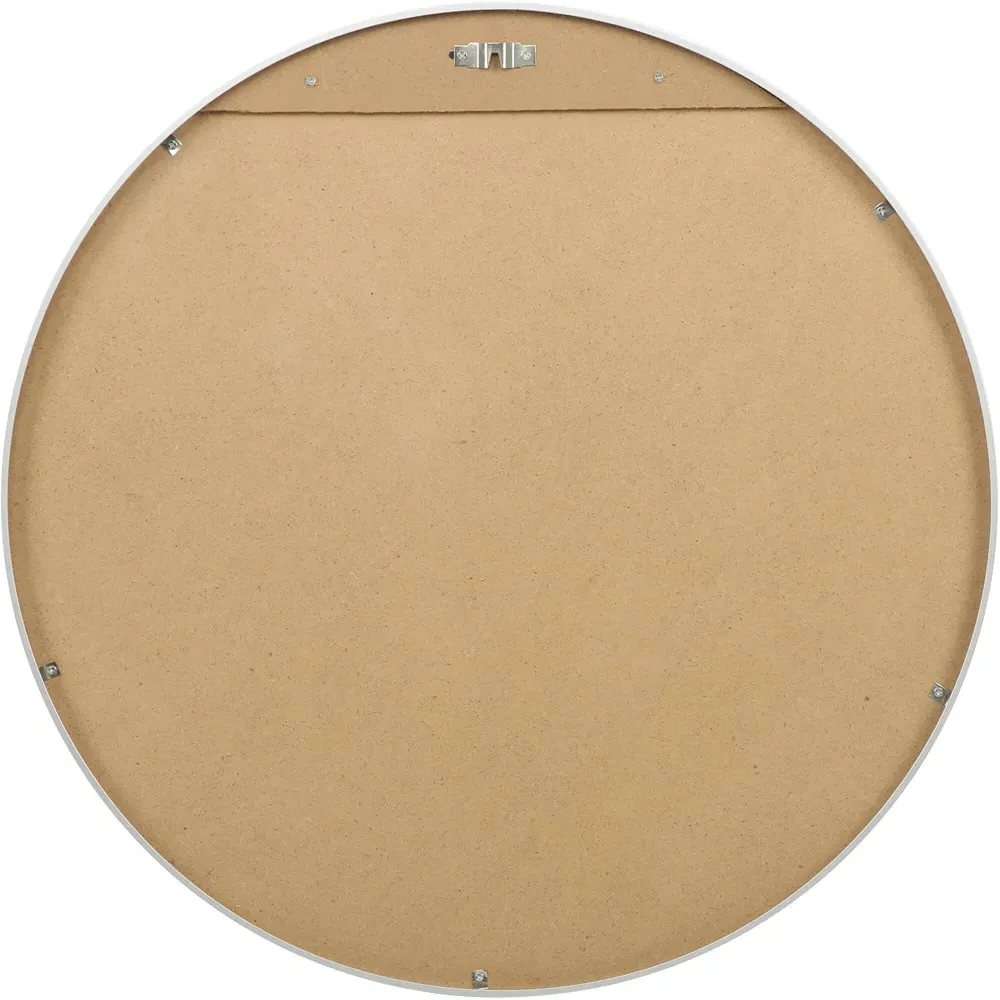 Pandora Round Wall Mirror - Silver, Aluminium Alloy