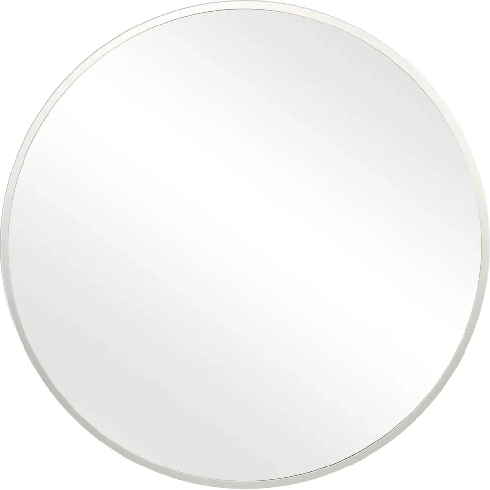 Pandora Round Wall Mirror - Silver, Aluminium Alloy