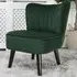 Shaun Accent Chair - Green, Velvet