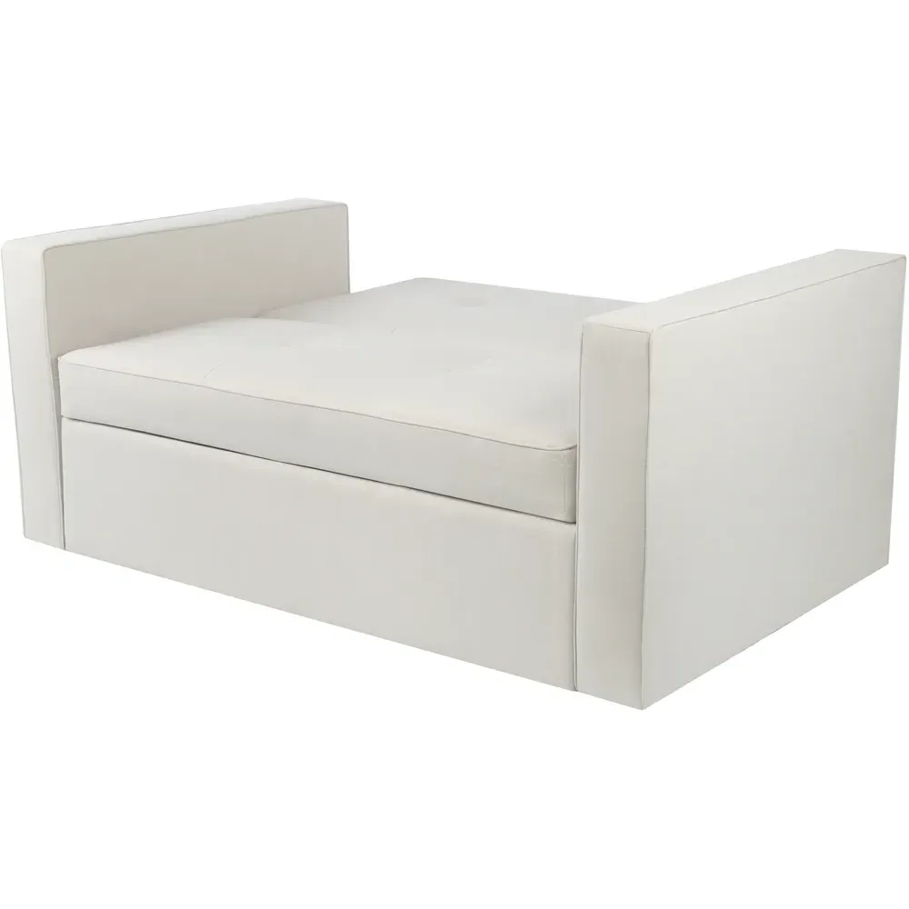 Troy Double Pull Out Sofa Bed - Natural, Linen