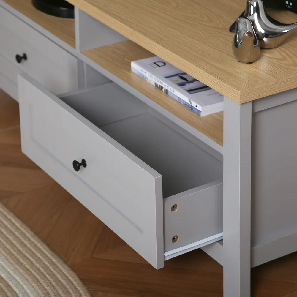 Wiltshire TV Unit - Grey, MDF