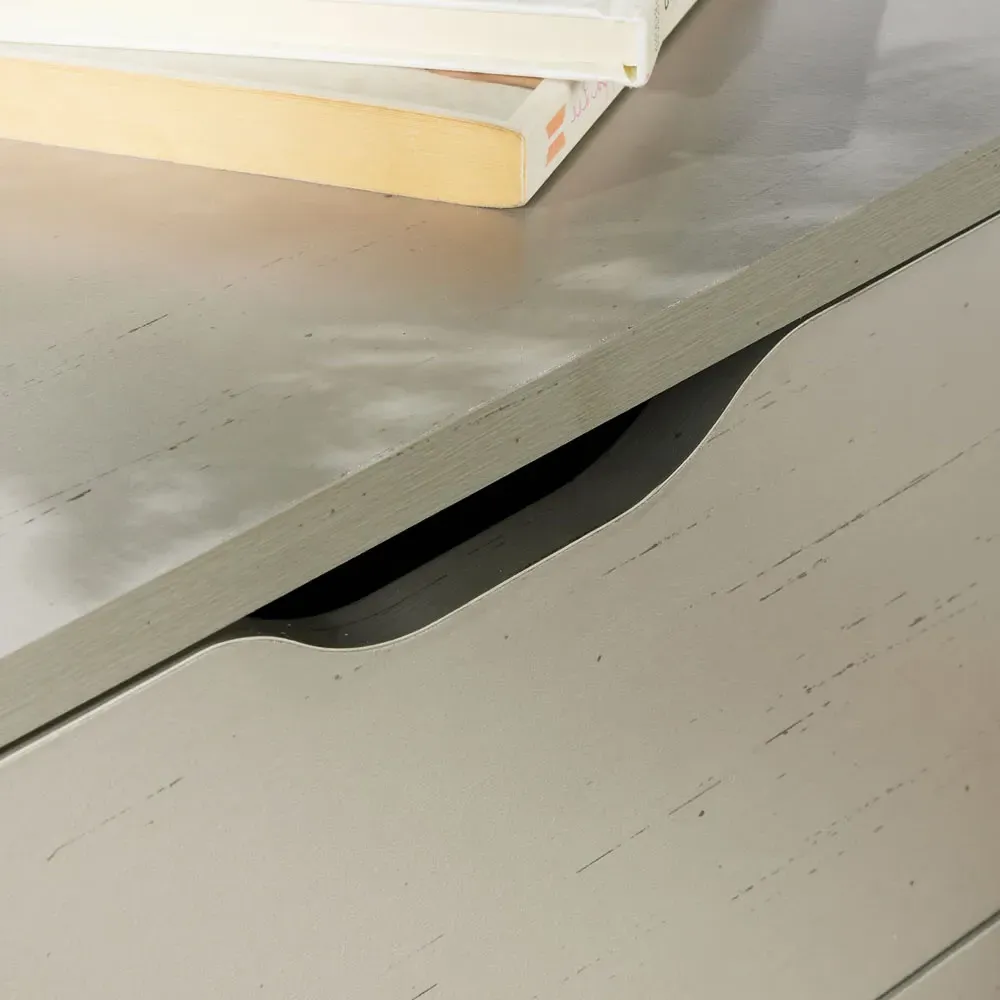 2 Drawer Bedside Table - Grey