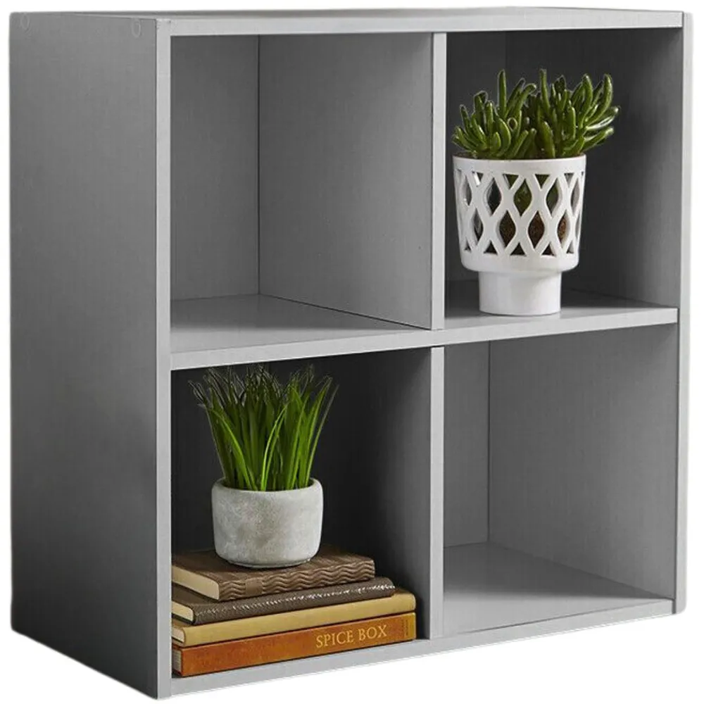 4 Cube Storage Unit - Grey