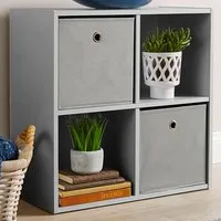 4 Cube Storage Unit - Grey