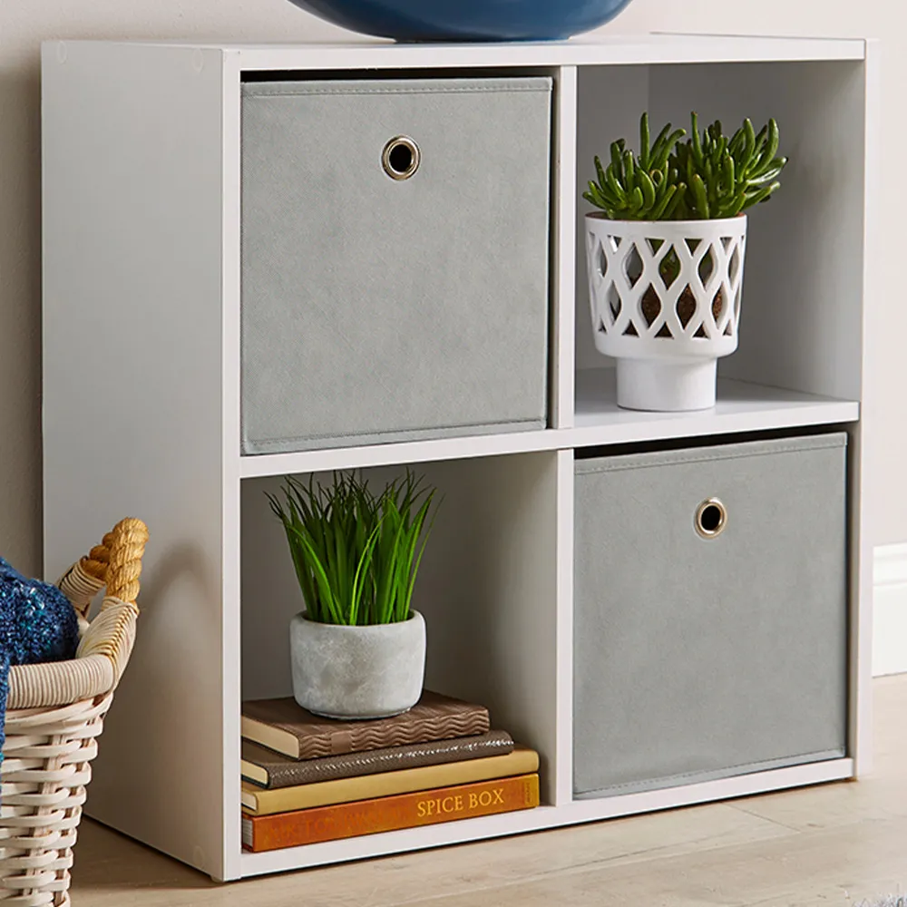 4 Cube Storage Unit - White