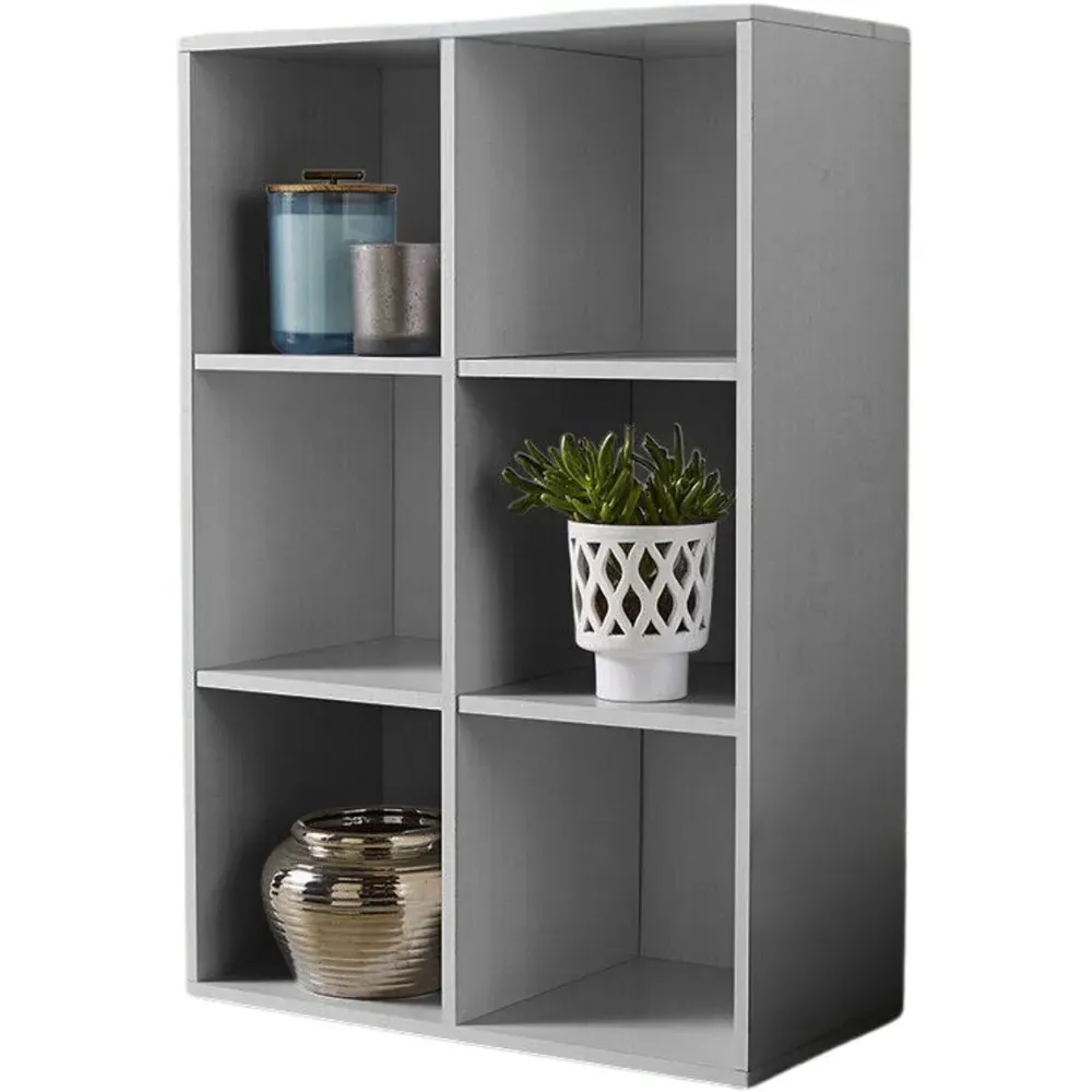 6 Cube Storage Unit - Grey