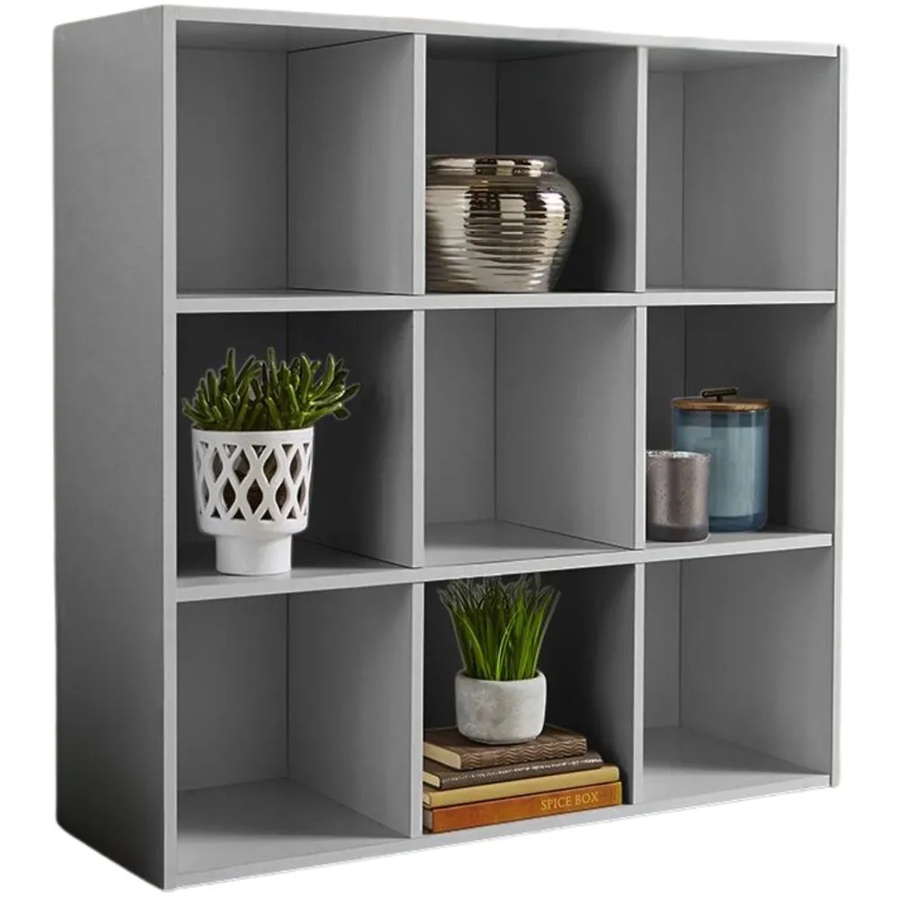 9 Cube Storage Unit - Grey