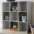 9 Cube Storage Unit - Grey