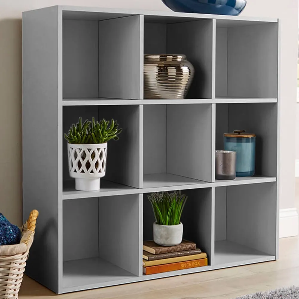 9 Cube Storage Unit - Grey image