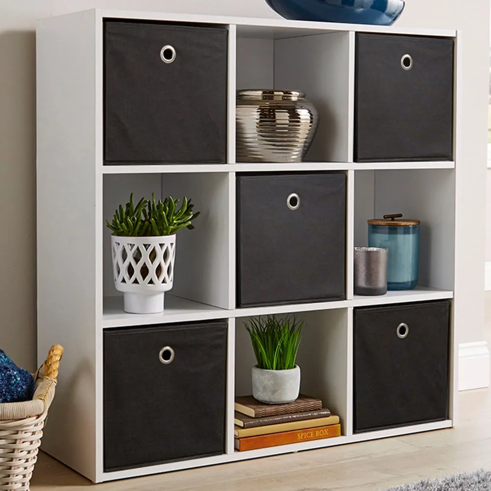 9 Cube Storage Unit - White