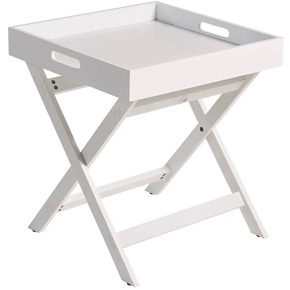 Alpine Butlers Side Table - White