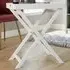 Alpine Portable Butlers Tray Table - White