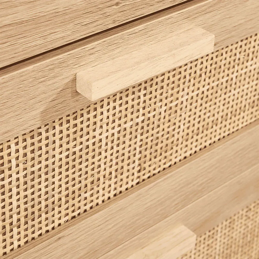 Astbury 4 Drawer Chest of Drawers - Brown, Rattan