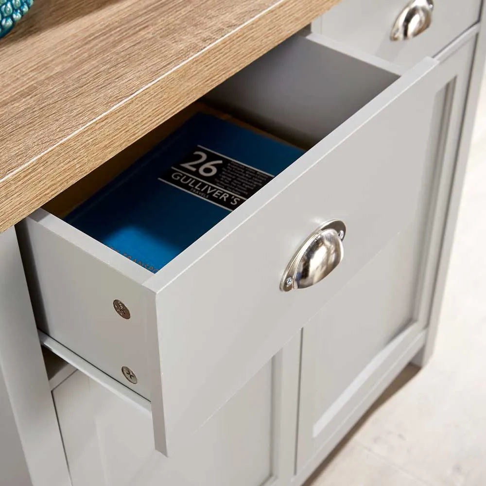 Avon 2 Door 2 Drawer Sideboard - Grey