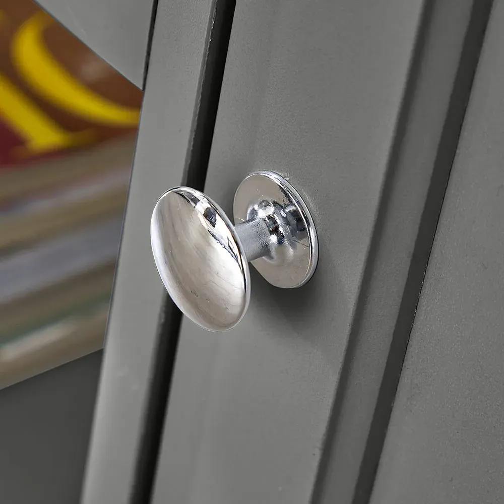 Avon 2 Door Large TV Unit - Graphite Grey, Oak