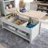 Avon 2 Shelf Lift Up Coffee Table - Grey, Oak