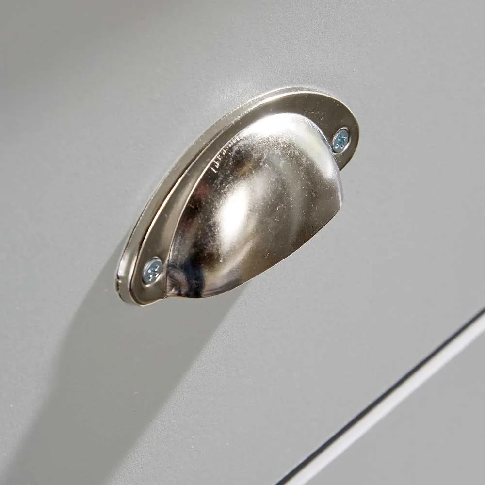 Avon 4 Drawer Chest of Drawers - Grey, Sonoma Oak