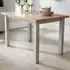 Avon 4 Seater Dining Table - Grey, Oak Effect